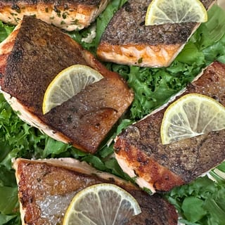 SIDE | Roasted Salmon with Chimichurri