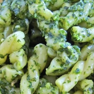 Gemelli and Pesto Sauce