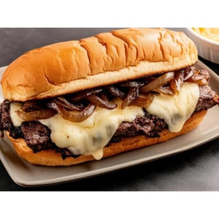 Brisket & Mushroom Sandwich